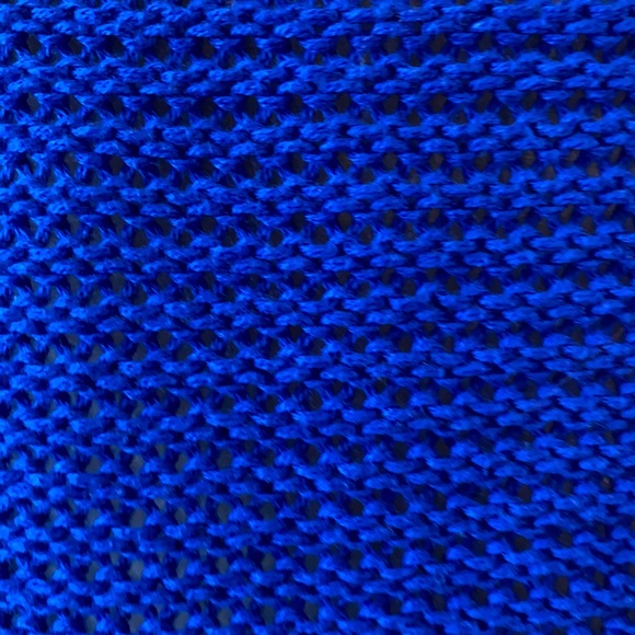 Cobalt Blue Cold Shoulder Sweater - Picture 4 of 6